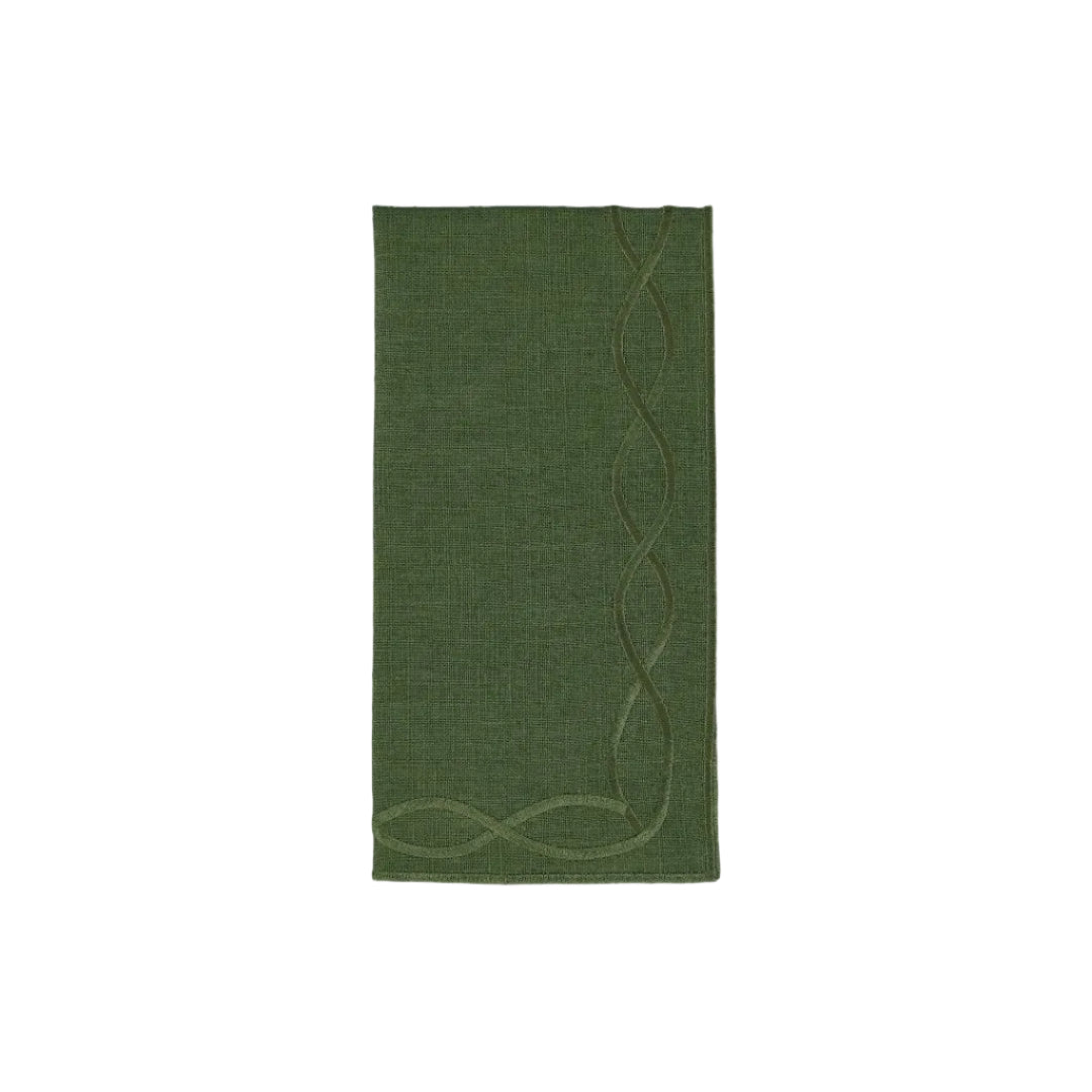 Napkin Viseu, Green with Green