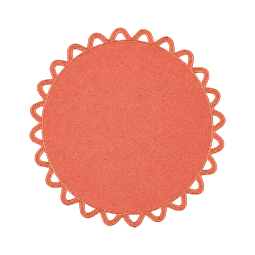 Placemat Halo, Terracotta with Terracotta