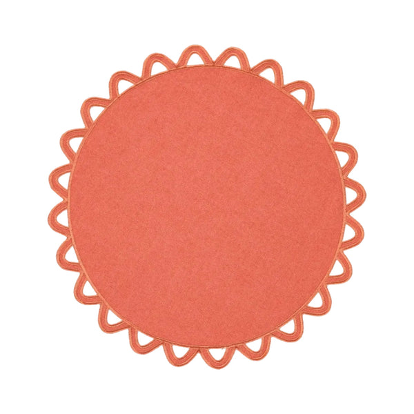 Placemat Halo, Terracotta with Terracotta