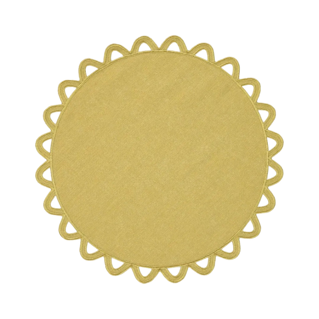 Placemat Halo, Green with Green