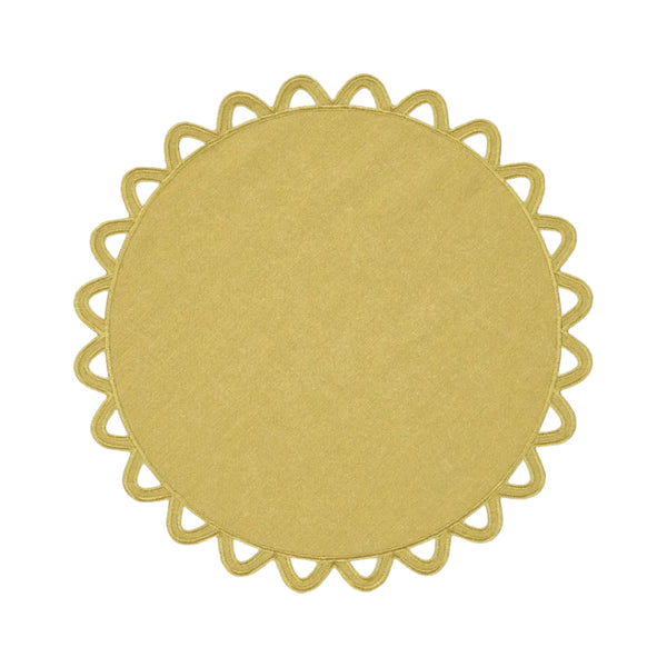 Placemat Halo, Green with Green