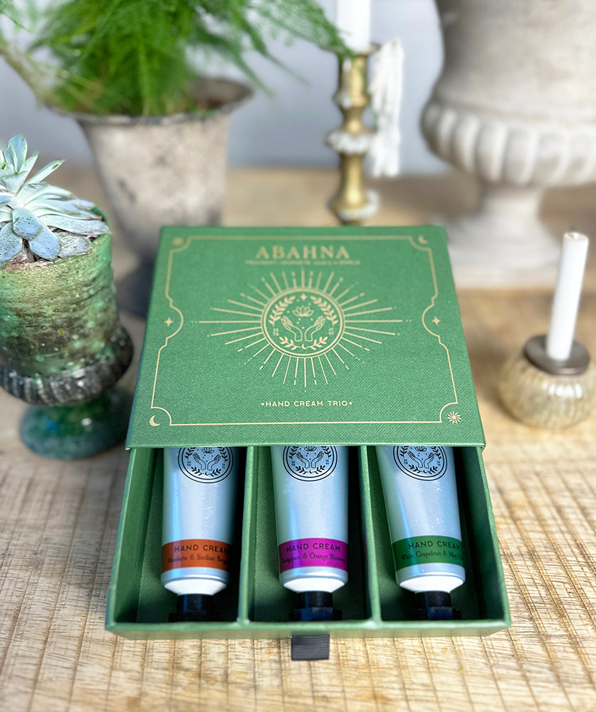 Luxury hand cream set with three signature scents – Abahna