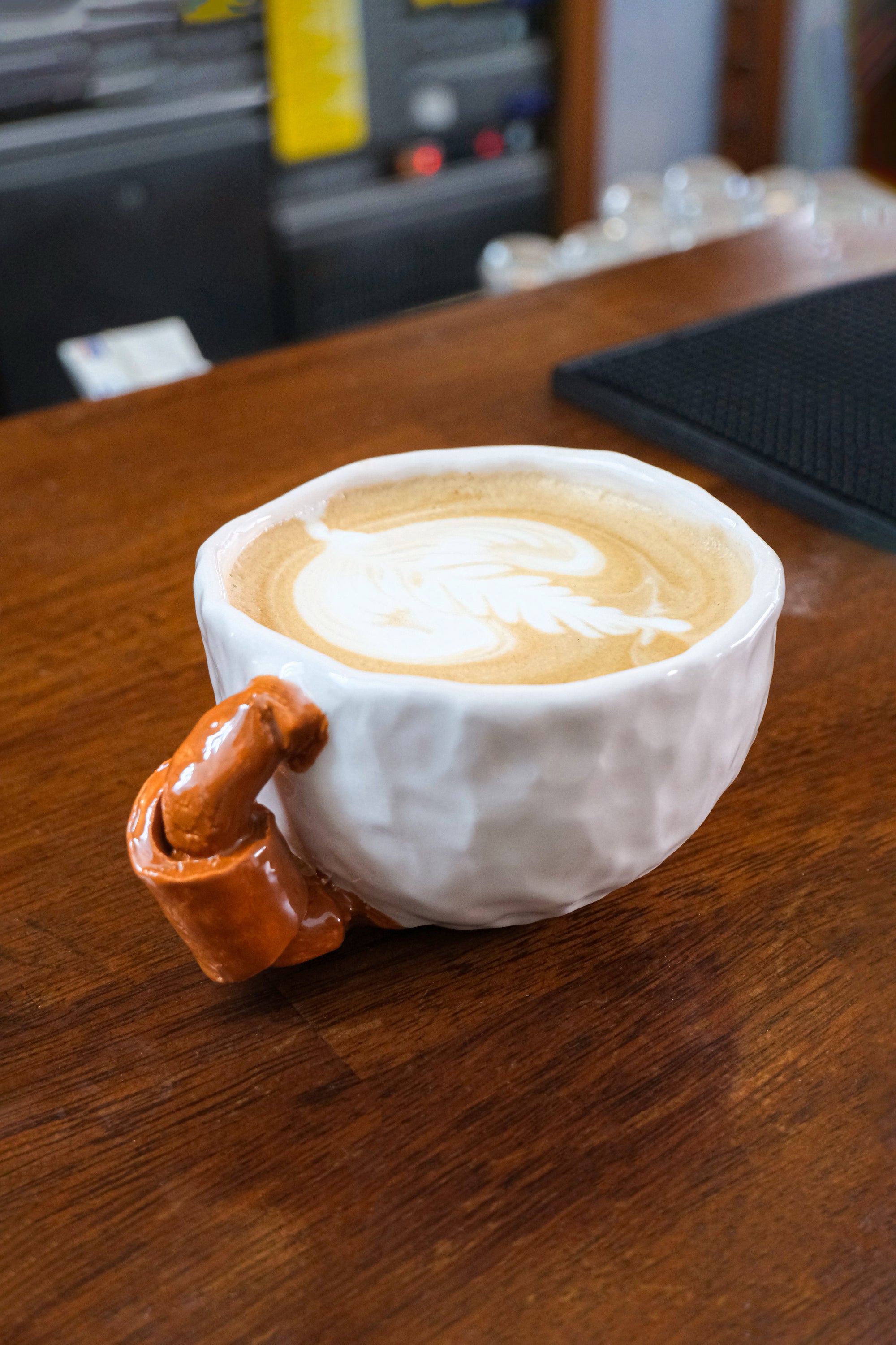 Handmade Ceramic Croissant Mug