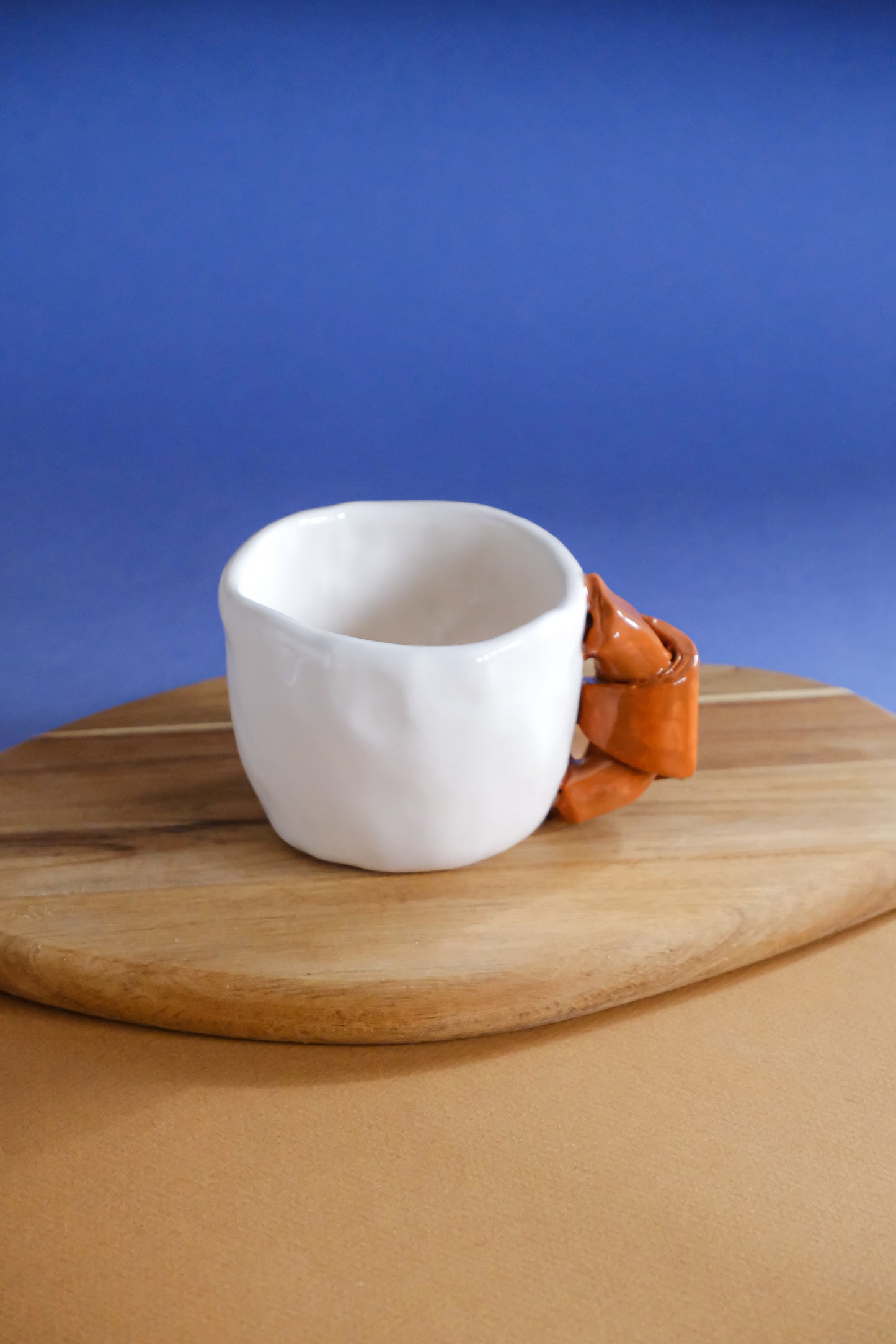 Handmade Ceramic Croissant Mug