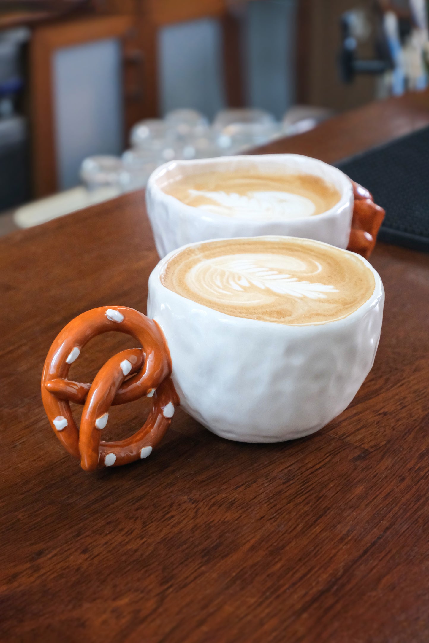 Handmade Ceramic Pretzel Mug