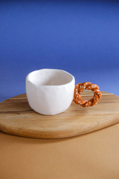 Handmade Ceramic Bagel Mug