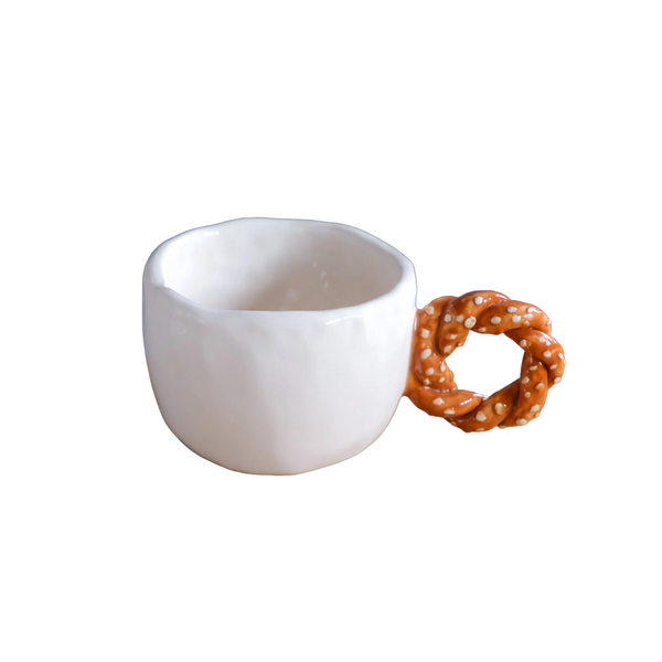 Handmade Ceramic Bagel Mug