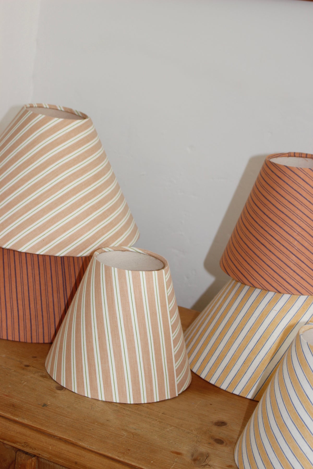 Handmade Daphne Pink Cone Table Lampshade