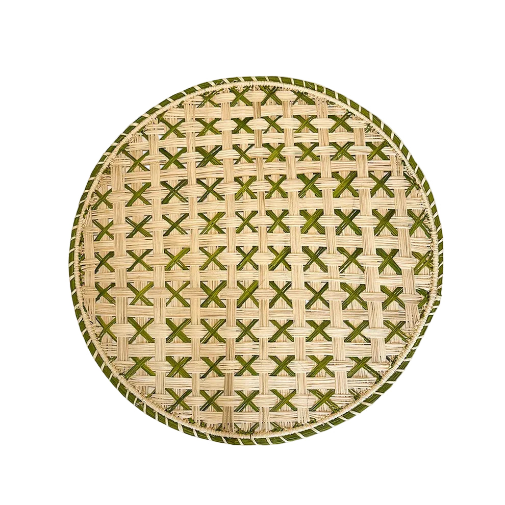 Handwoven Trellis Charger