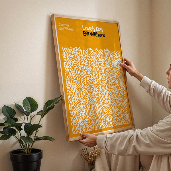 Lovely Day - Bill Withers -  Song Lyric Print