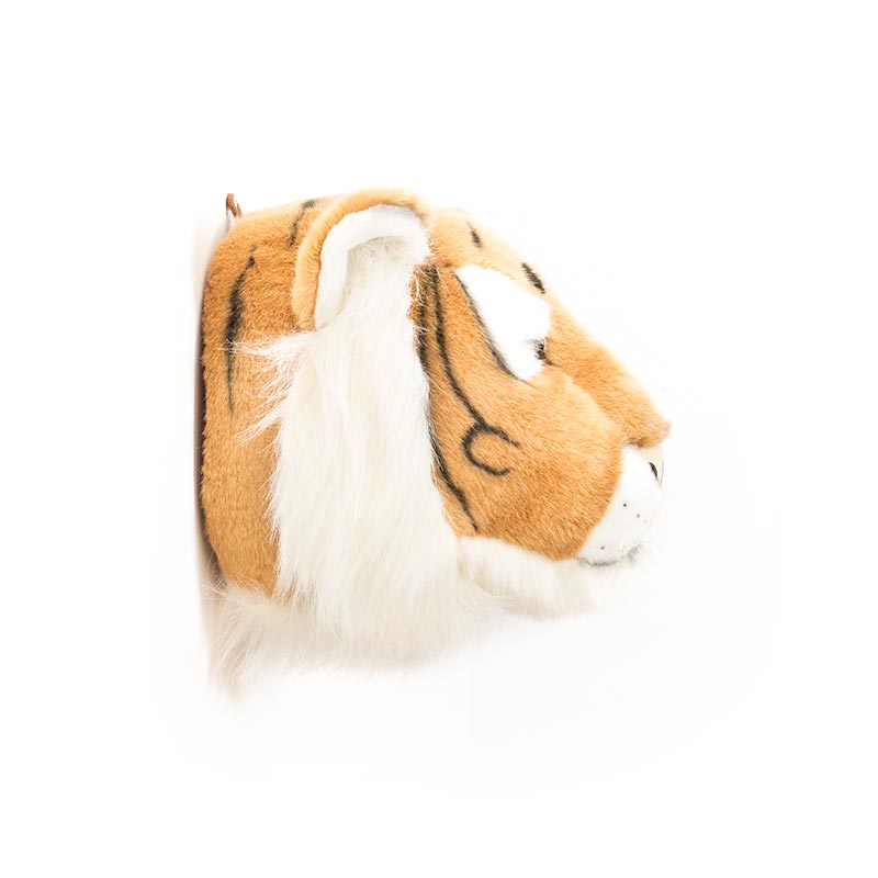 Felix the Tiger Wall Mounted Plush Head