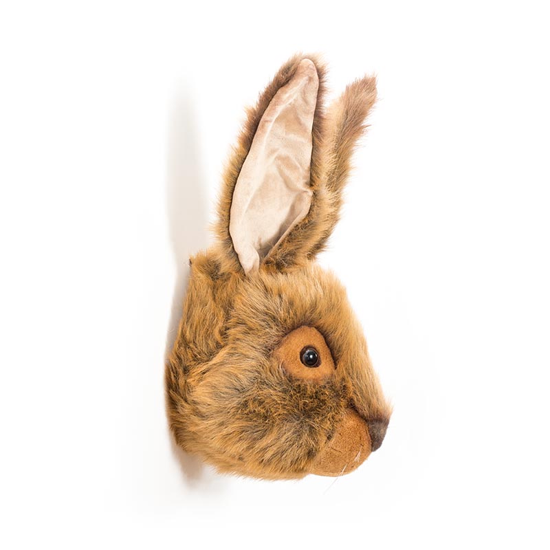 Lewis the Hare Wall Mounted Plush Head