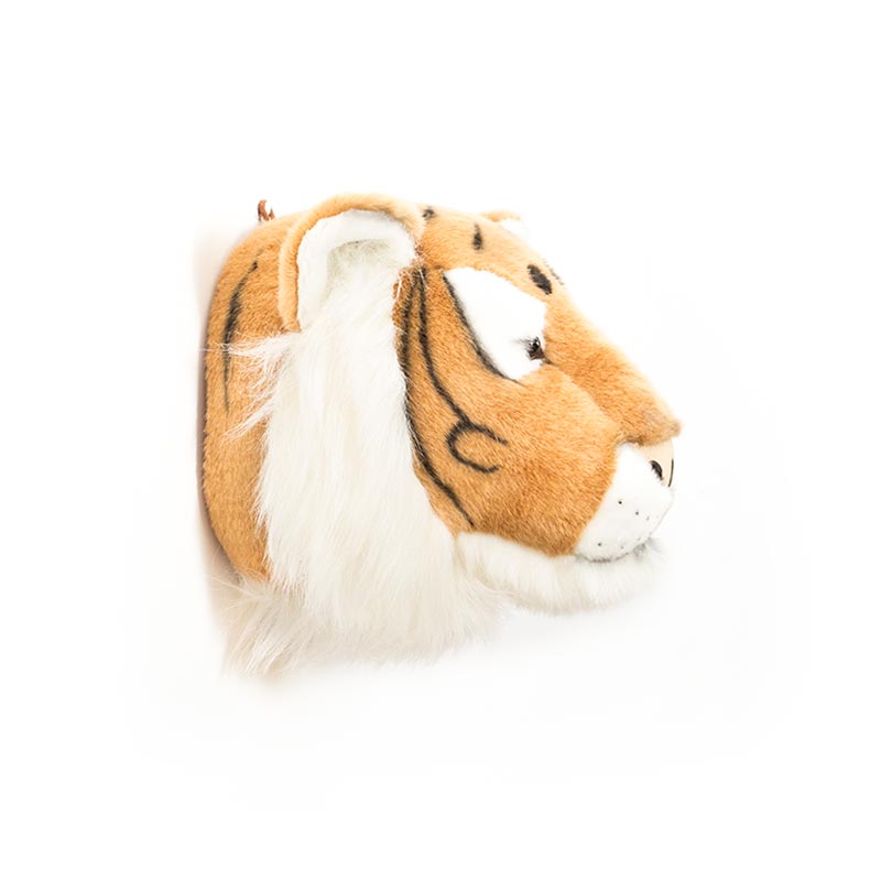 Felix the Tiger Wall Mounted Plush Head