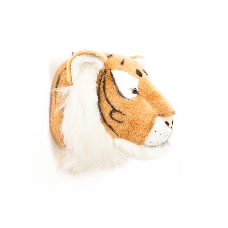 Felix the Tiger Wall Mounted Plush Head