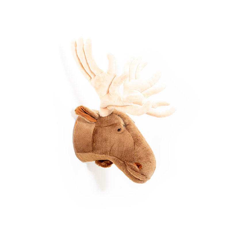 Alfred the Moose Wall Mounted Plush Head