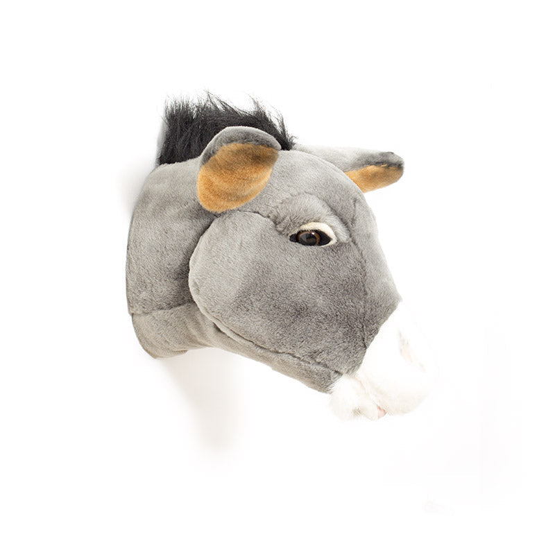 Francis the Donkey Wall Mounted Plush Head