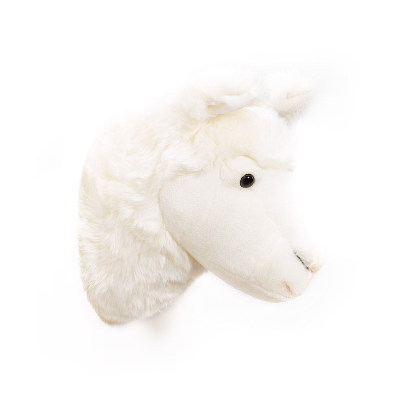 Lily the Llama Wall Mounted Plush Head