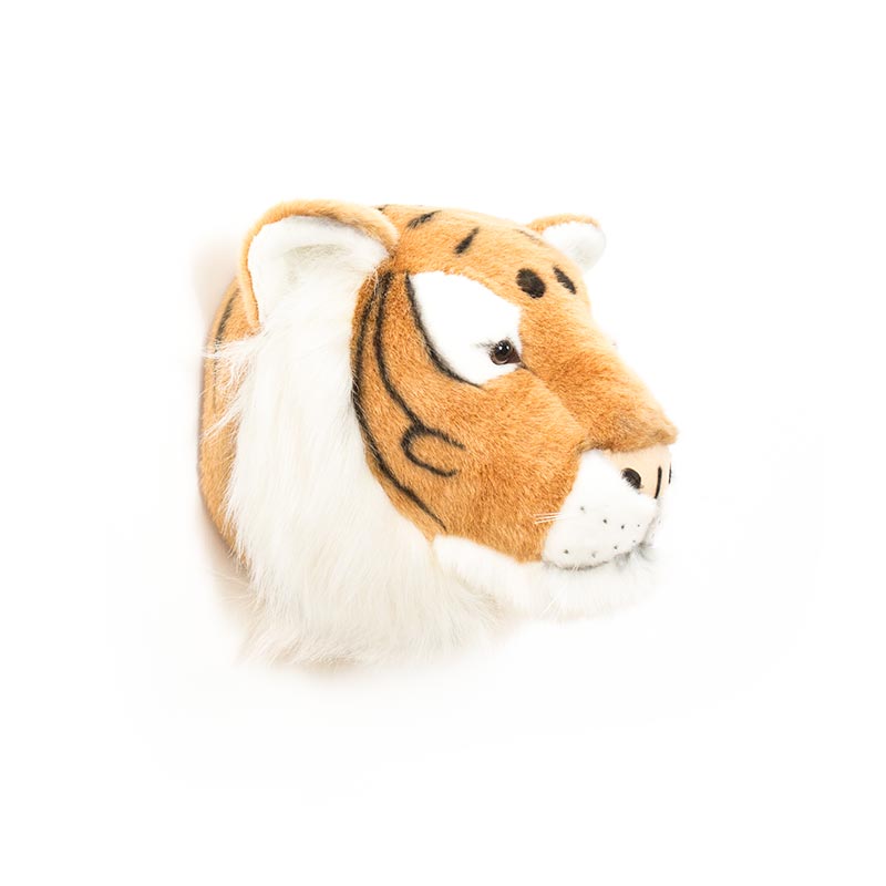 Felix the Tiger Wall Mounted Plush Head