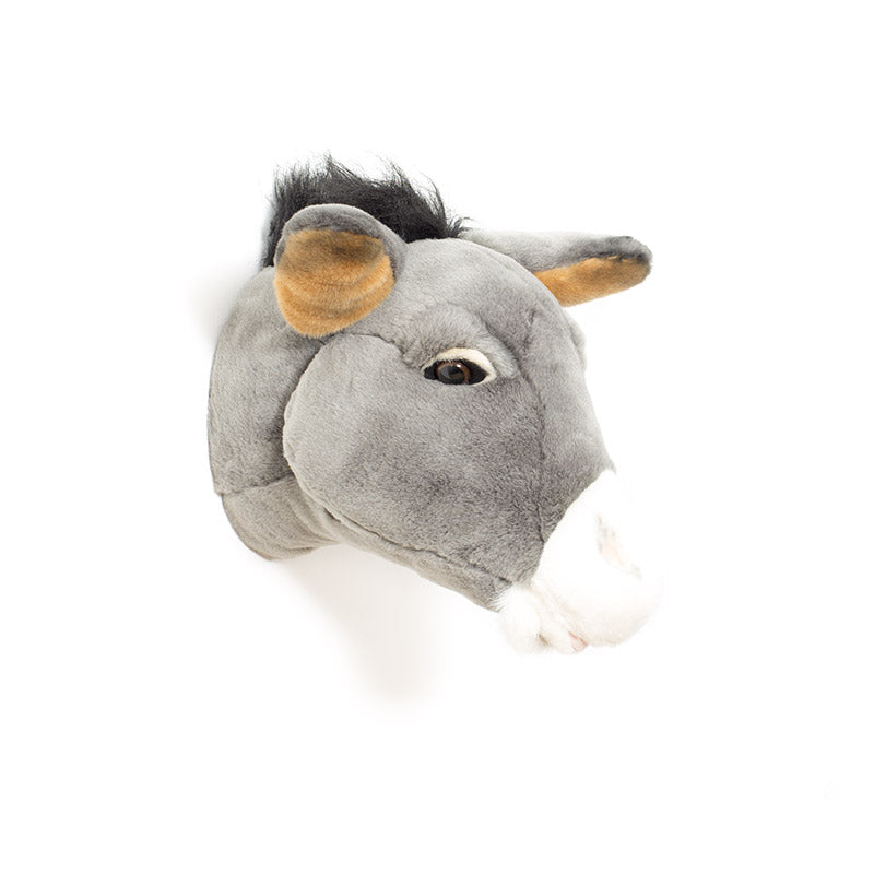 Francis the Donkey Wall Mounted Plush Head