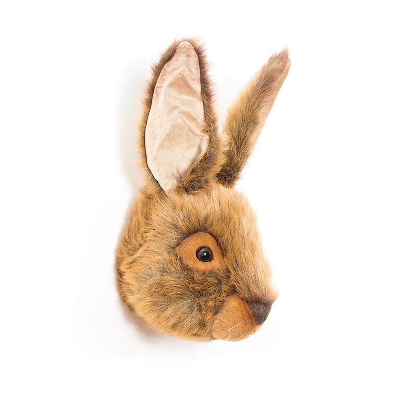 Lewis the Hare Wall Mounted Plush Head
