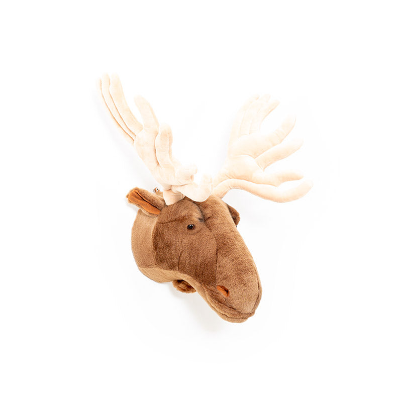Alfred the Moose Wall Mounted Plush Head