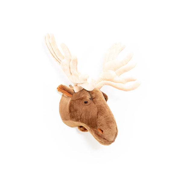 Alfred the Moose Wall Mounted Plush Head