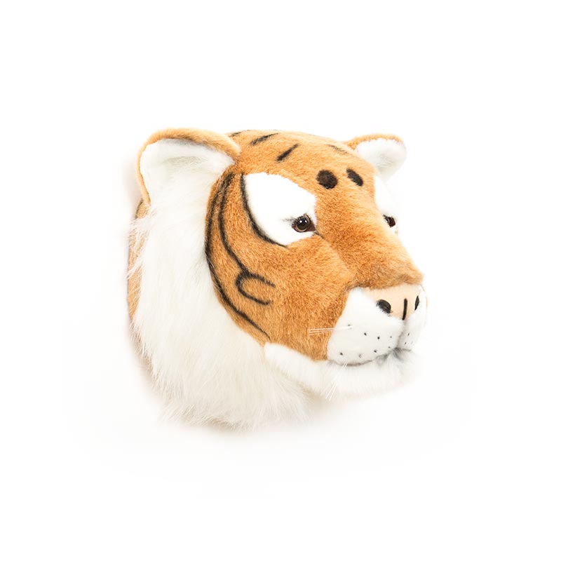 Felix the Tiger Wall Mounted Plush Head