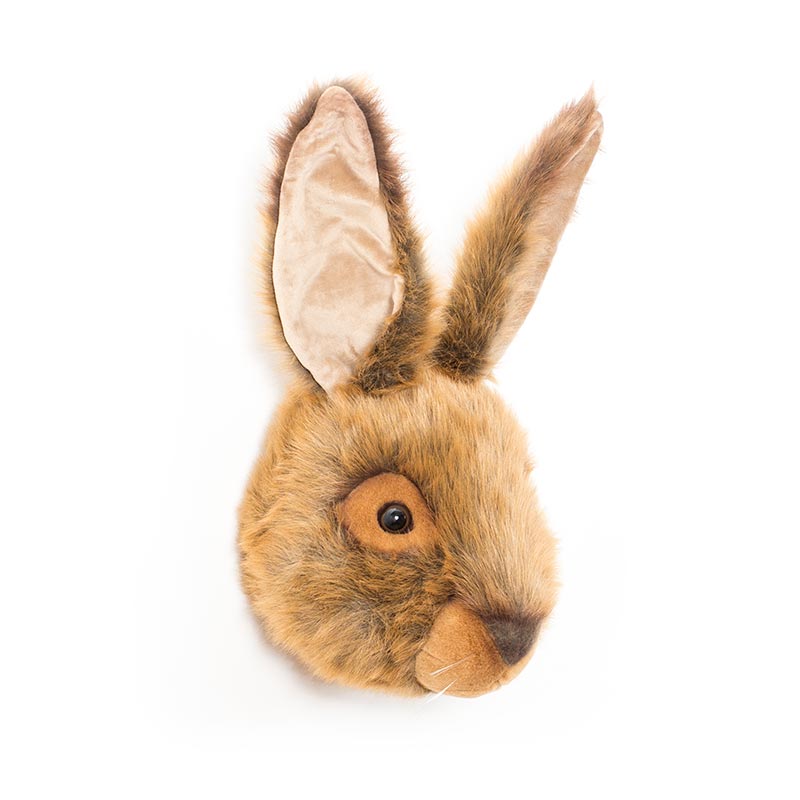 Lewis the Hare Wall Mounted Plush Head