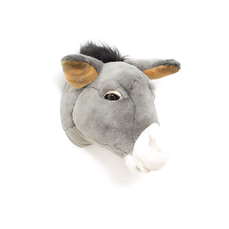 Francis the Donkey Wall Mounted Plush Head