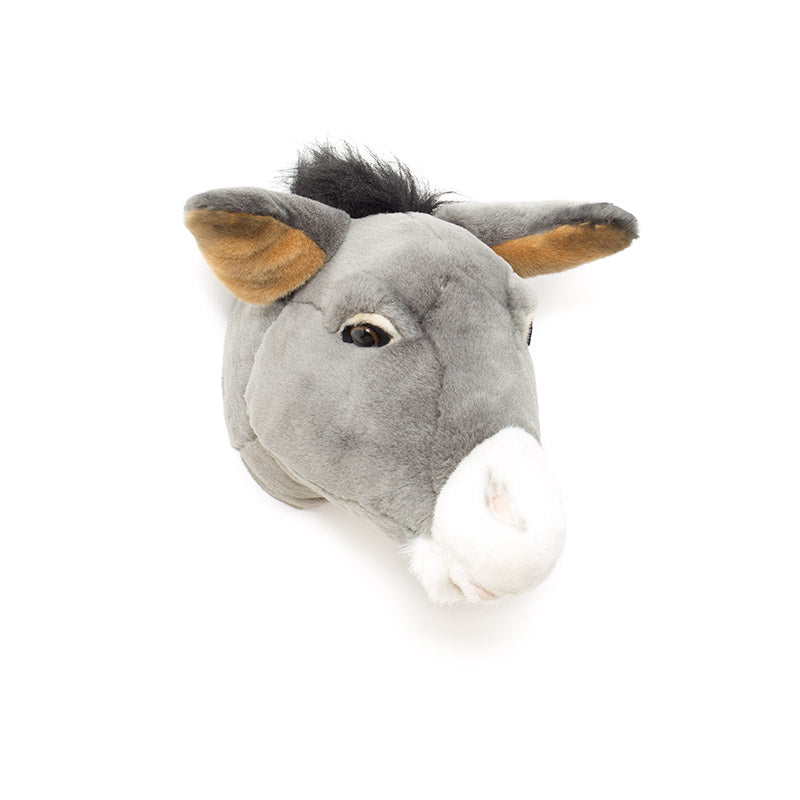 Francis the Donkey Wall Mounted Plush Head