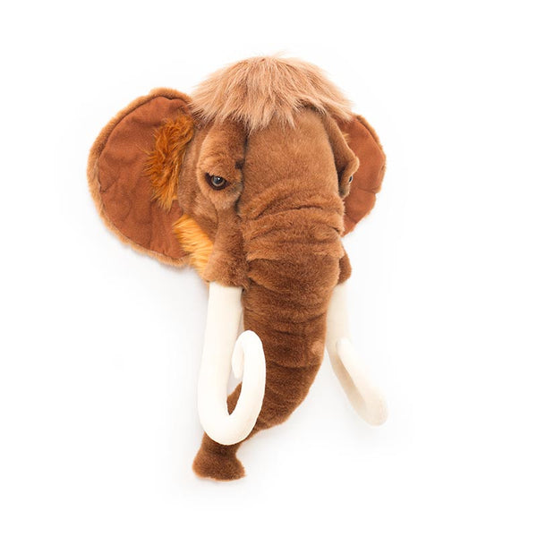 Arthur the Mammoth Wall Mounted Plush Head