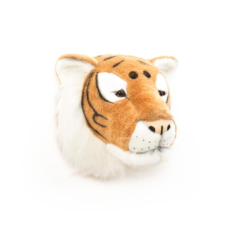 Felix the Tiger Wall Mounted Plush Head