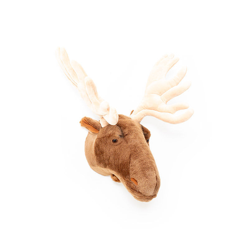 Alfred the Moose Wall Mounted Plush Head