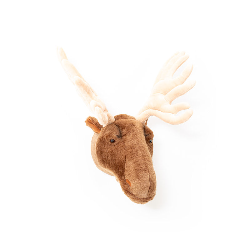Alfred the Moose Wall Mounted Plush Head