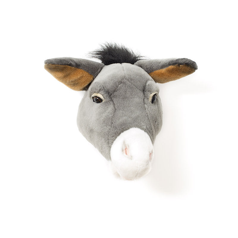Francis the Donkey Wall Mounted Plush Head