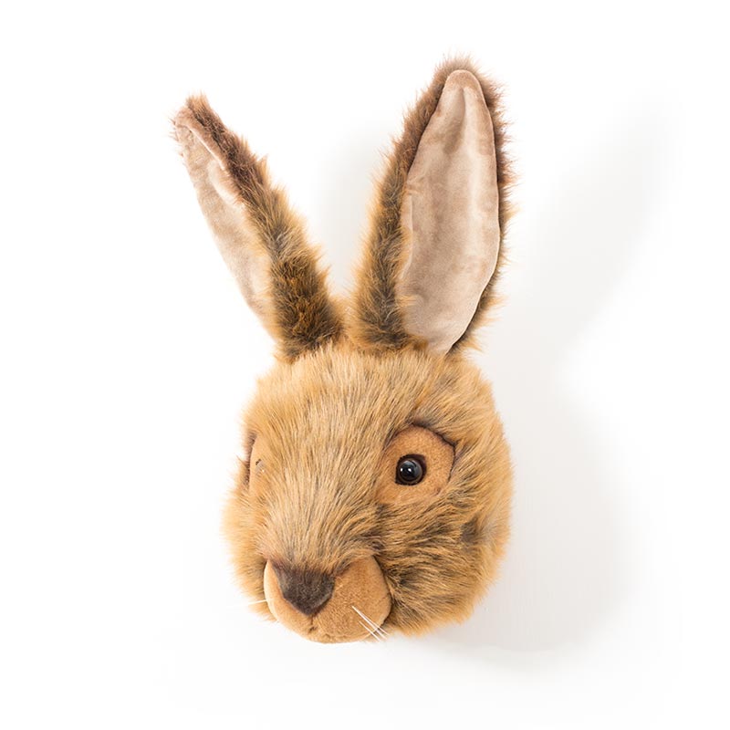 Lewis the Hare Wall Mounted Plush Head