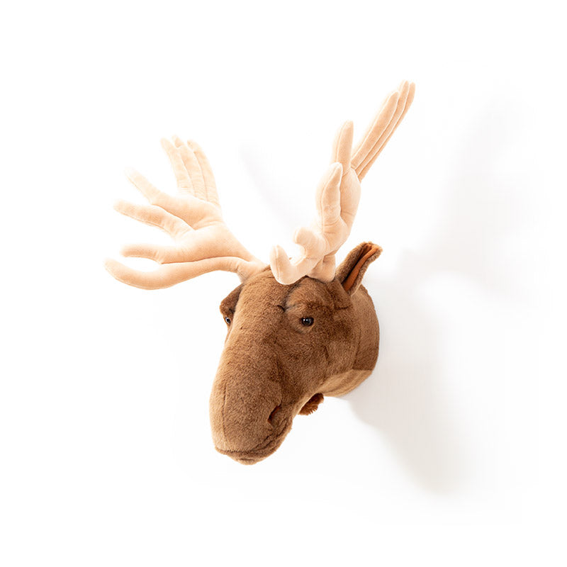 Alfred the Moose Wall Mounted Plush Head
