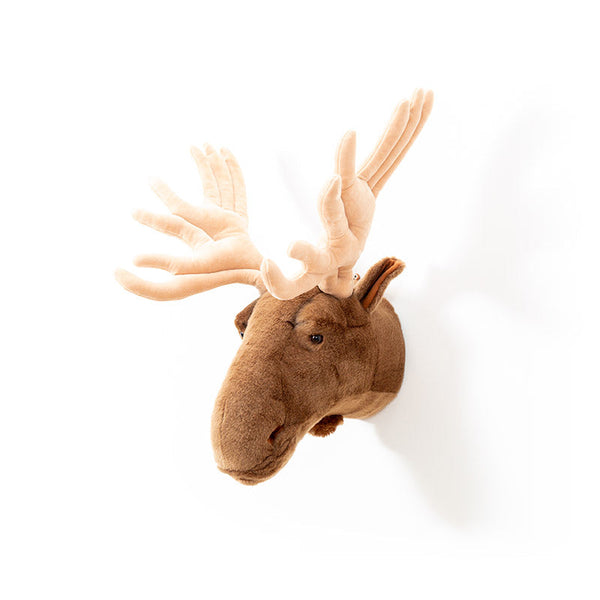 Alfred the Moose Wall Mounted Plush Head