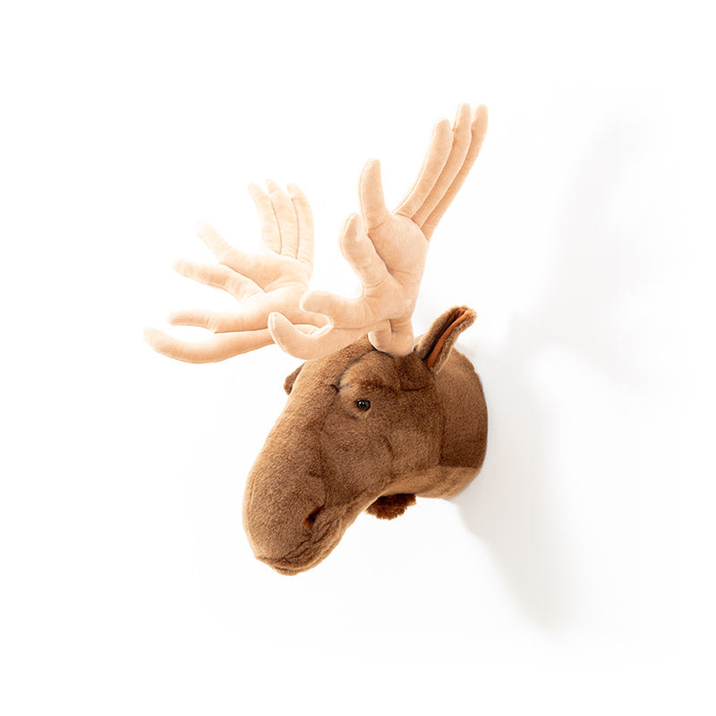 Alfred the Moose Wall Mounted Plush Head