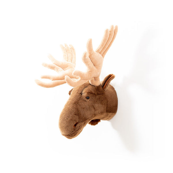Alfred the Moose Wall Mounted Plush Head