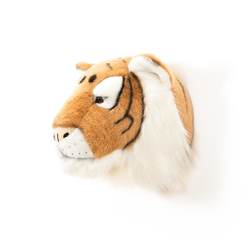 Felix the Tiger Wall Mounted Plush Head