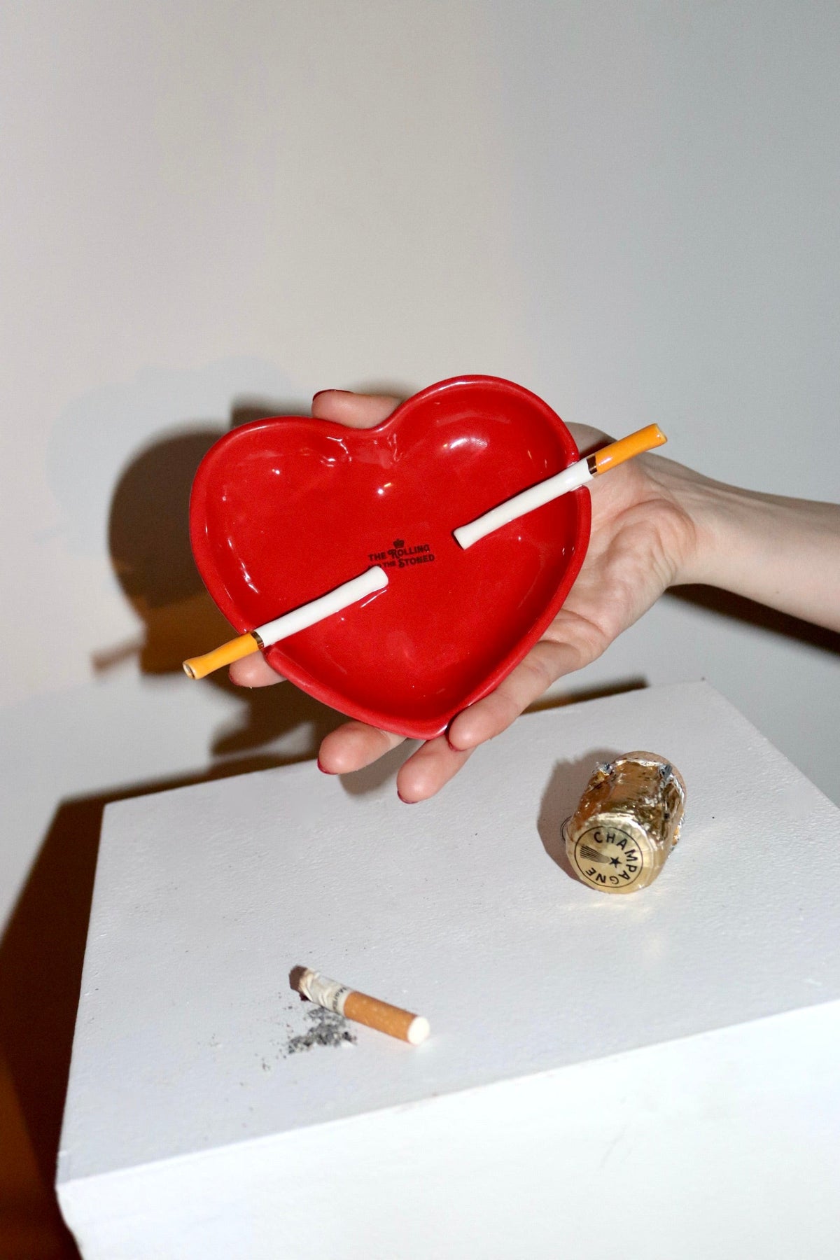 Cross Your Heart Ashtray