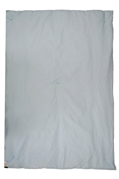 Reversible Heirloom Quilt made with Liberty Fabric Quey 2 & Sky Blue Linen
