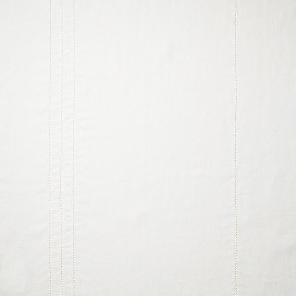 Drawn Thread Curtains - Hemstitch Rows - Ivory White