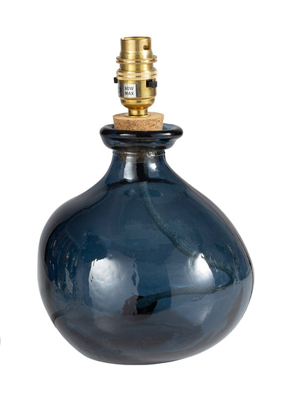 Henrietta Glass Orb Base - Petrol - Casa by Josephine Jenno