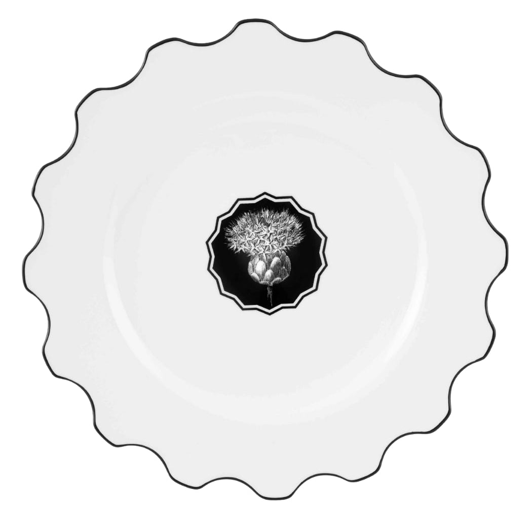 Herbariae by Christian Lacroix Scalloped Dinner Plate - Set of 4 - Casa by Josephine Jenno