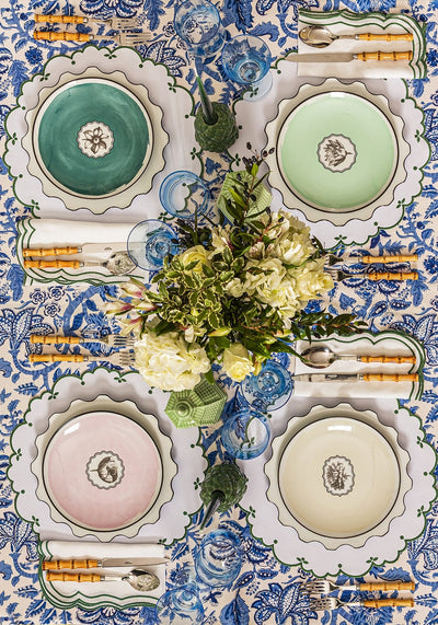 Herbariae by Christian Lacroix Scalloped Dinner Plate - Set of 4 - Casa by Josephine Jenno