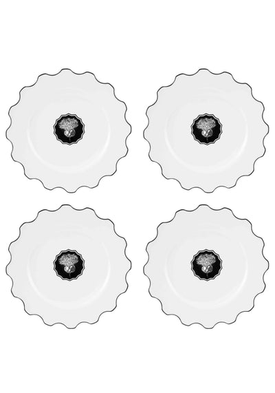 Herbariae by Christian Lacroix Scalloped Dinner Plate - Set of 4 - Casa by Josephine Jenno