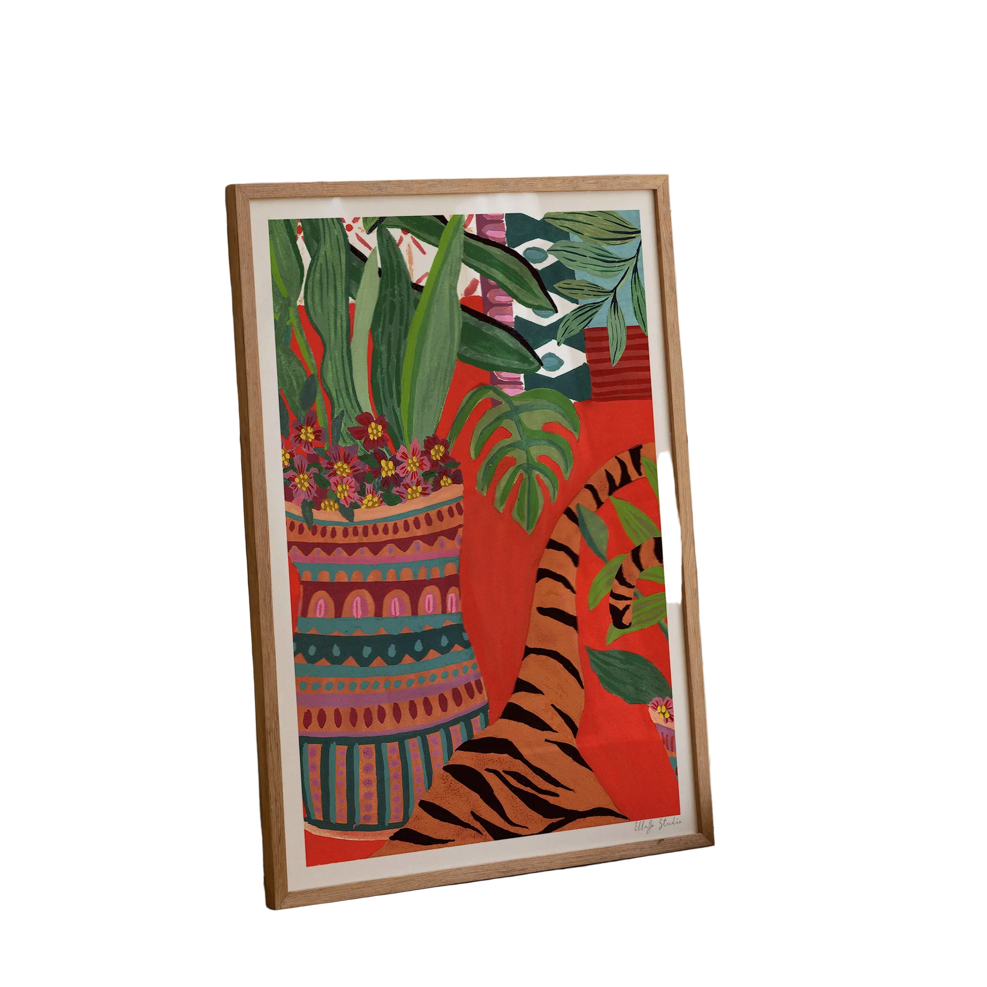 Hiding Tiger Limited Edition Art Print