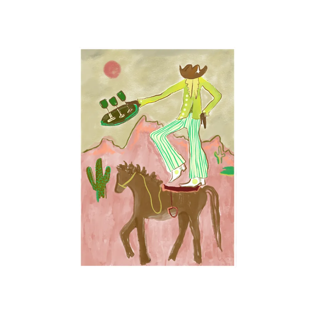 On My High Horse (and Coming to Get You)' Print